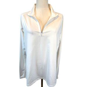 2/$30 NWT Lady Hagen Golf Women L White Long Sleeve Polyester